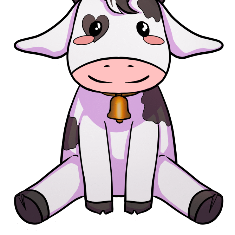 05012022CartoonCowMascot1Sticker1